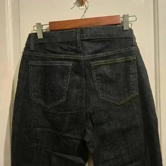 P7019 dkny soho dark wash size 6r jeans boot cut - Picture 7 of 8